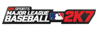 Major League Baseball 2K7 title screen for Nintendo DS